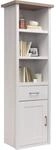 Carryhome Regal, Wei&szlig;, Tr&uuml;ffeleiche, Holzwerkstoff, 3 F&auml;cher, 1 Schublade(n)
