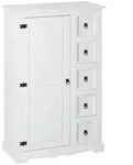 Idimex Kommode, Wei&szlig;, Holz, Kiefer, Vintage, 95x150x45 cm, FSC Mix, Wohnzimmer,