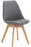 CLP Stuhl, Grau, Holz, 49x83x50 cm, Esszimmer, St&uuml;hle, Esszimmerst&uuml;hle,