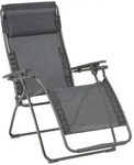 Lafuma Mobilier Garten-Relaxsessel, T&uuml;rkis, Dunkelgrau, Kunststoff, 76x123x97 cm,