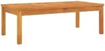 vidaXL Couchtisch, Braun, Holz, 50x33x100 cm, Gartenm&ouml;bel, Gartentische,