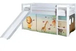 Mid.you Spielbett Ticaa 902843 Manuel, Mehrfarbig, Wei&szlig;, Holz, Kiefer, massiv,