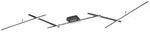 Trio Leuchten Led-Deckenleuchte Arvin, Schwarz, Wei&szlig;, Metall, Kunststoff, F,