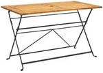 vidaXL Gartentisch, Braun, Holz, rechteckig, 70x74x120 cm, Gartenm&ouml;bel,