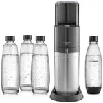 SodaStream Wassersprudler E-Duo, Titan, Kunststoff, Glas, 37x44x19 cm,