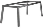 Sieger Gartentischgestell, Grau, Metall, eckig, 100x73x220 cm, Gartenm&ouml;bel,