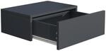Livetastic Nachtschrank, Anthrazit, Holzwerkstoff, 1 Schublade(n) Schubladen,