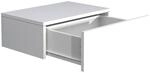 Livetastic Nachtschrank, Wei&szlig;, Holzwerkstoff, 1 Schublade(n) Schubladen, 45x15x30