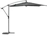 Gartenschirm, Anthrazit, Metall, 292x306 cm, Sonnen- & Sichtschutz, Sonnenschirme