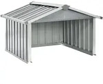 vidaXL Rasenm&auml;her, Grau, Metall, 92x63x97 cm, Aufbewahrung & Schutzh&uuml;llen,