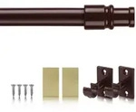 Bestlivings Gardinenstange, Braun, Metall, 50 cm, Wohntextilien, Gardinen &