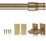 Bestlivings Gardinenstange, Gold, Metall, 75 cm, Wohntextilien, Gardinen & Vorh&auml;nge,