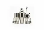 Alpina 6287 Cocktail-Set Cocktailset, Grau, Metall, 14-teilig, 660 ml,...