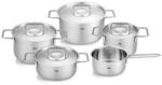 Fissler Kochtopfset Pure, Silber, Metall, 5-teilig, 16 cm,20 cm,16 cm, Made in
