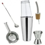 ich-zapfe Cocktailset, Edelstahl, Metall, 1x30x1 cm, Essen & Trinken,...