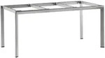 Sieger Gartentischgestell, Graphit, Metall, eckig, 90x74x160 cm, Gartenm&ouml;bel,