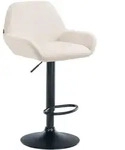 CLP Barhocker, Creme, Metall, 51x89x52 cm, Esszimmer, Barm&ouml;bel, Barhocker