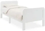 Homestyle4u Holzbett, Wei&szlig;, Holz, Kiefer, 90x200 cm, Schlafzimmer, Betten