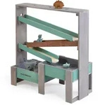 Muddy Buddy Wasserbahn, Grau, Gr&uuml;n, Holz, Zypresse, massiv, 44x105x100 cm, EN 71,