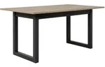 P & B Esstisch, Sonoma Eiche, Holzwerkstoff, rechteckig, U-Form, 90x75x160 cm,