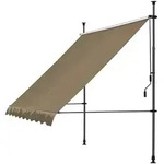 Quick Star Klemmmarkise, Beige, Metall, 200x290x130 cm, Sonnen- & Sichtschutz,