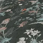 Kunstloft Vliestapete, Schwarz, Textil, 53x1 cm, Tapeten & Wandverkleidungen,