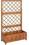 vidaXL Hochbeet, Braun, Holz, Rechteckig, 38x150x85 cm, Gartenzubeh&ouml;r, Hochbeete