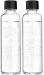 Sodapop Wassersprudler-Flasche Logan 2er Set, Transparent, Glas, 0,85 L, 8.3x28.5x8.3