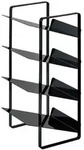 Yamazaki Flaschenregal, Schwarz, Metall, 20x40x20 cm, K&uuml;chenzubeh&ouml;r,