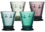 La Roch&egrave;re Wassergl&auml;ser, Mehrfarbig, Glas, Essen & Trinken, Gl&auml;ser, Trinkgl&auml;ser