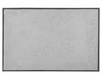 Esposa Flachwebeteppich Cool Grey, Hellgrau, Kunststoff, Uni, rechteckig, 120x180 cm,