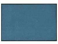 Esposa FUßMATTE Steel blue, Blau, Textil, Uni, rechteckig, 50x75 cm, Textiles