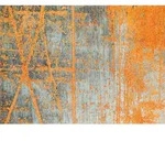 wash+dry Flachwebeteppich Rustic, Grau, Orange, Textil, Graphik, rechteckig, 170x240