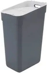 Curver Abfalleimer, Dunkelgrau, Kunststoff, 30 L, 25x55x37 cm, K&uuml;chen,