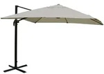 MCW Ampelschirm, Ecru, Textil, 410x350 cm, Sonnen- & Sichtschutz, Sonnenschirme,