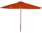 MCW Sonnenschirm, Orange, Holz, 300x300 cm, Sonnenschutz & Sichtschutz,...