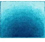 Grund Badteppich Sunshine, T&uuml;rkis, Textil, Abstraktes, rechteckig, 50x60 cm,