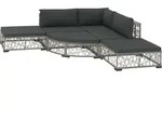 vidaXL 6-Tlg., Grau, Naturmaterialien, Loungem&ouml;bel, Gartenlounge-Sets