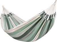 La Siesta H&Auml;NGEMATTE Wei&szlig;, Olivgr&uuml;n 160x350 cm