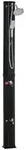 Outsunny Solardusche,, Schwarz, Kunststoff, 14.5x216x14.5 cm, Freizeit, Pools und