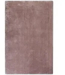 Esprit Hochflorteppich Relaxx, Brombeere, Textil, Uni, rechteckig, 130x190 cm,