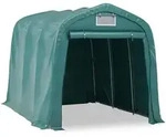 vidaXL Garagenzelt, Dunkelgr&uuml;n, Metall, 360x240x360 cm, Sonnenschutz &...