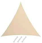 Amanka Sonnensegel, Beige, Kunststoff, Dreieckig, 800x800 cm, Sonnen- &...