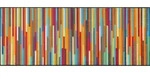 wash+dry L&auml;ufer Mikado Stripes, Mehrfarbig, Textil, Graphik, rechteckig, 75x190 cm,