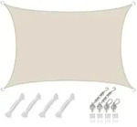 Amanka Sonnensegel, Beige, Kunststoff, Rechteckig, 300x400 cm, Sonnen- & Sichtschutz,