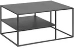 Mid.you Couchtisch, Schwarz, Metall, rechteckig, eckig, 60x45x90 cm, Wohnzimmer,