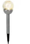 Led, Silber, Glas, 8x34.5x8 cm, Lampen & Leuchten, Au&szlig;enbeleuchtung, Au&szlig;enleuchten
