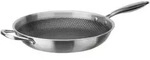 GSW Bratpfanne Inoxxa Black, Edelstahl, Metall, 4 L, ISO 9001, hitzebest&auml;ndige