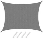 Amanka Sonnensegel, Grau, Kunststoff, Rechteckig, 500x700 cm, Sonnen- &...
