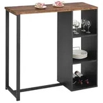 Idimex Bartisch, Braun, Holzwerkstoff, Vintage, 113x104x40 cm, Esszimmer, Barm&ouml;bel,